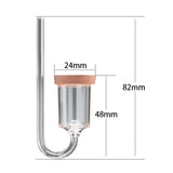 Maxbell CO2 Diffuser U Shape Transparent Acrylic for Aquarium Fish Tank Equipment L