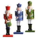 Maxbell 12inch Christmas Nutcracker Ornament Doll for Home Decor New Year Gift Blue