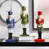 Maxbell 12inch Christmas Nutcracker Ornament Doll for Home Decor New Year Gift Blue