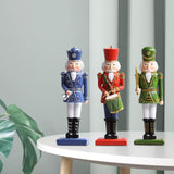 Maxbell 12inch Christmas Nutcracker Ornament Doll for Home Decor New Year Gift Blue