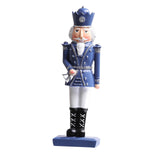 Maxbell 12inch Christmas Nutcracker Ornament Doll for Home Decor New Year Gift Blue