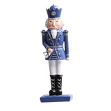 Maxbell 12inch Christmas Nutcracker Ornament Doll for Home Decor New Year Gift Blue