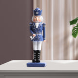 Maxbell 12inch Christmas Nutcracker Ornament Doll for Home Decor New Year Gift Blue