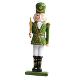 Maxbell 12inch Christmas Nutcracker Ornament Doll for Home Decor New Year Gift Green