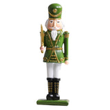 Maxbell 12inch Christmas Nutcracker Ornament Doll for Home Decor New Year Gift Green