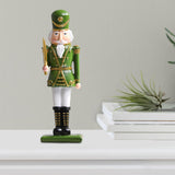 Maxbell 12inch Christmas Nutcracker Ornament Doll for Home Decor New Year Gift Green