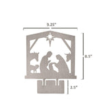 Maxbell Jesus Ornament Holy Family Statue Figurines Jesus Birth Argent Style A