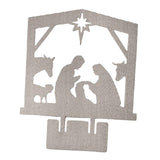 Maxbell Jesus Ornament Holy Family Statue Figurines Jesus Birth Argent Style A