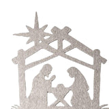 Maxbell Jesus Ornament Holy Family Statue Figurines Jesus Birth Argent Style B