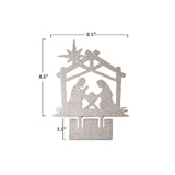 Maxbell Jesus Ornament Holy Family Statue Figurines Jesus Birth Argent Style B
