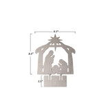 Maxbell Jesus Ornament Holy Family Statue Figurines Jesus Birth Argent Style C
