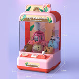 Maxbell Electronic Claw Machine Electronic Arcade Game for Children Party Favors Pink with 36 Doll