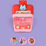 Maxbell Electronic Claw Machine Electronic Arcade Game for Children Party Favors Pink with 36 Doll