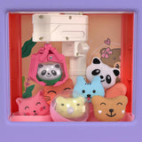 Maxbell Electronic Claw Machine Electronic Arcade Game for Children Party Favors Pink with 36 Doll