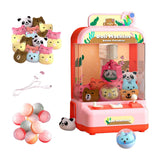 Maxbell Electronic Claw Machine Electronic Arcade Game for Children Party Favors Pink with 36 Doll