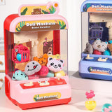 Maxbell Electronic Claw Machine Electronic Arcade Game for Children Party Favors Pink with 36 Doll