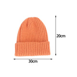 Maxbell Winter Hat Warm Beanie Fashion Thick for Unisex Winter Activities Skiing Orange