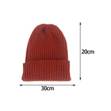 Maxbell Winter Hat Warm Beanie Fashion Thick for Unisex Winter Activities Skiing Red