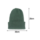 Maxbell Winter Hat Warm Beanie Fashion Thick for Unisex Winter Activities Skiing Green