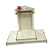 Maxbell Jesus Manger Nativity Scene Wood Structure for Religious Inspiration Gift