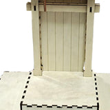 Maxbell Jesus Manger Nativity Scene Wood Structure for Religious Inspiration Gift