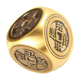 Maxbell 6 Sides Chinese Ornament Sculpture Crafts for Shelf Cabinet Decor