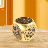 Maxbell 6 Sides Chinese Ornament Sculpture Crafts for Shelf Cabinet Decor