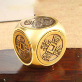 Maxbell 6 Sides Chinese Ornament Sculpture Crafts for Shelf Cabinet Decor