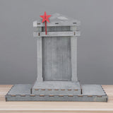 Maxbell Mini Jesus Manger Nativity Scene Wood Structure Ornament for Study Room