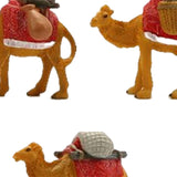 Maxbell 5 Pieces Cute Resin Camel Figurines Statues Landscape Desktop Decor