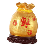 Maxbell Piggy Bank Crafts Figurine Saving Box Feng Shui Ornament for Home Decoration Inverted Fu