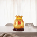 Maxbell Piggy Bank Crafts Figurine Saving Box Feng Shui Ornament for Home Decoration Inverted Fu
