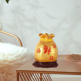 Maxbell Piggy Bank Crafts Figurine Saving Box Feng Shui Ornament for Home Decoration Inverted Fu