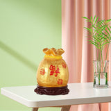 Maxbell Piggy Bank Crafts Figurine Saving Box Feng Shui Ornament for Home Decoration Inverted Fu