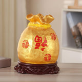 Maxbell Piggy Bank Crafts Figurine Saving Box Feng Shui Ornament for Home Decoration Inverted Fu
