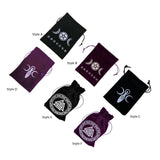 Maxbell Small Tarot Oracle Cards Bag Universal Board Game Card with Drawstring Style A