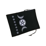 Maxbell Small Tarot Oracle Cards Bag Universal Board Game Card with Drawstring Style A