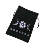 Maxbell Small Tarot Oracle Cards Bag Universal Board Game Card with Drawstring Style A