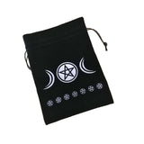 Maxbell Small Tarot Oracle Cards Bag Universal Board Game Card with Drawstring Style A