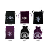 Maxbell Small Tarot Oracle Cards Bag Universal Board Game Card with Drawstring Style A
