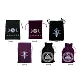 Maxbell Small Tarot Oracle Cards Bag Universal Board Game Card with Drawstring Style A