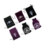 Maxbell Small Tarot Oracle Cards Bag Universal Board Game Card with Drawstring Style A