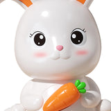 Maxbell Rabbit Piggy Bank Ornament Saving Box Animal Statue for Cabinet Office Gifts