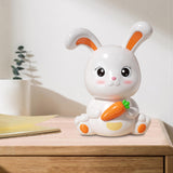 Maxbell Rabbit Piggy Bank Ornament Saving Box Animal Statue for Cabinet Office Gifts