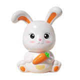 Maxbell Rabbit Piggy Bank Ornament Saving Box Animal Statue for Cabinet Office Gifts