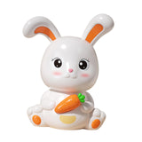 Maxbell Rabbit Piggy Bank Ornament Saving Box Animal Statue for Cabinet Office Gifts