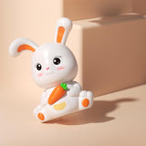 Maxbell Rabbit Piggy Bank Ornament Saving Box Animal Statue for Cabinet Office Gifts