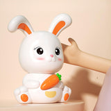 Maxbell Rabbit Piggy Bank Ornament Saving Box Animal Statue for Cabinet Office Gifts