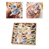 Maxbell Deluxe Rock and Mineral Collection Discovery Treasure for Ages 4 + Decors style A