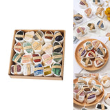 Maxbell Deluxe Rock and Mineral Collection Discovery Treasure for Ages 4 + Decors style A